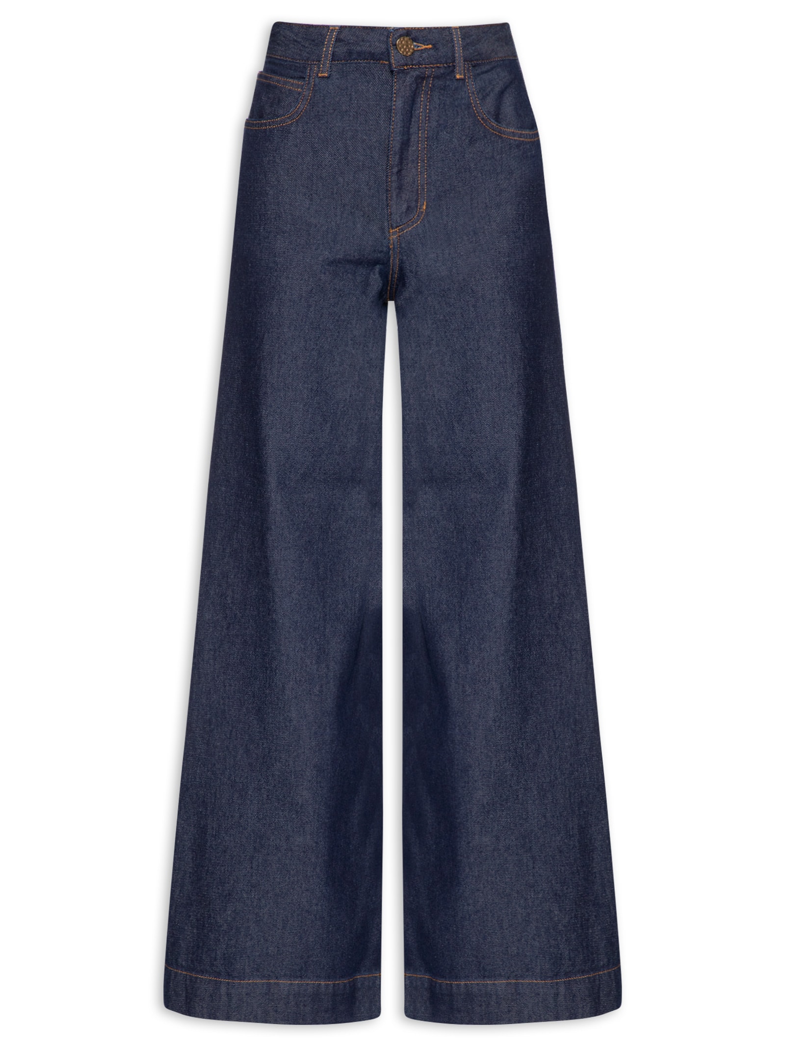 Calça Feminina Panta Wide Isis Azul Le Lis