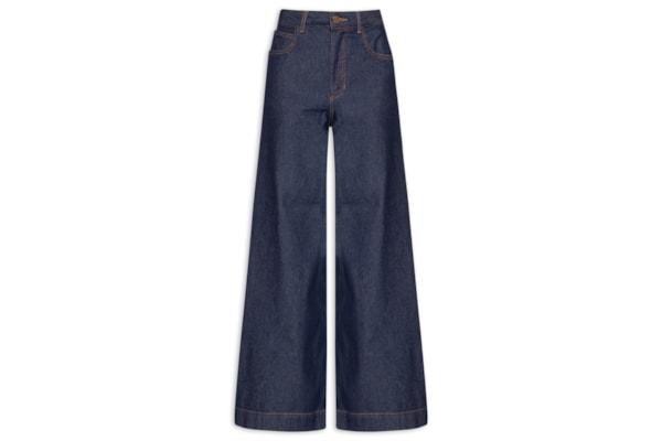 Calça Feminina Panta Wide Isis - Azul