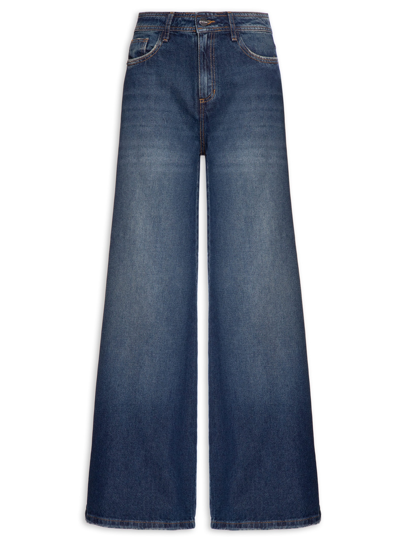 Calça Feminina Panta Wide Janice Azul Le Lis