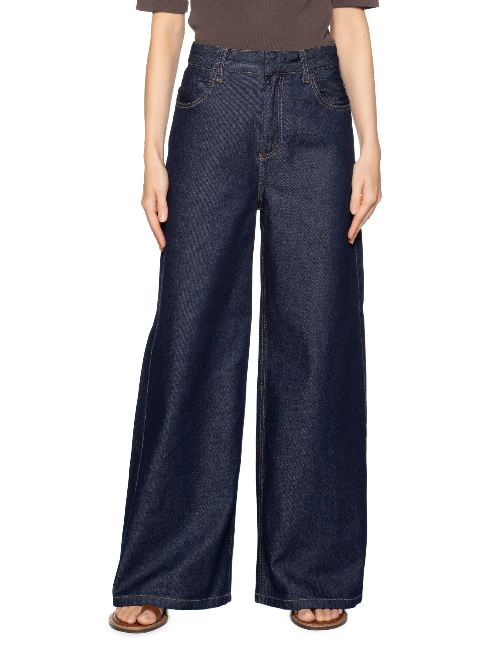 Calça Feminina Panta Wide Jessica – Azul Le Lis