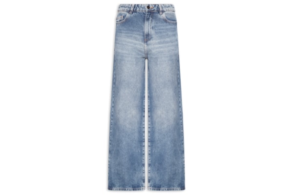 Calça Feminina Panta Wide Lara - Azul