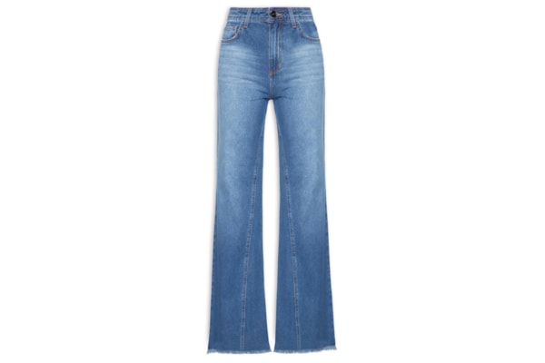 Calça Feminina Panta Wide Livia - Azul