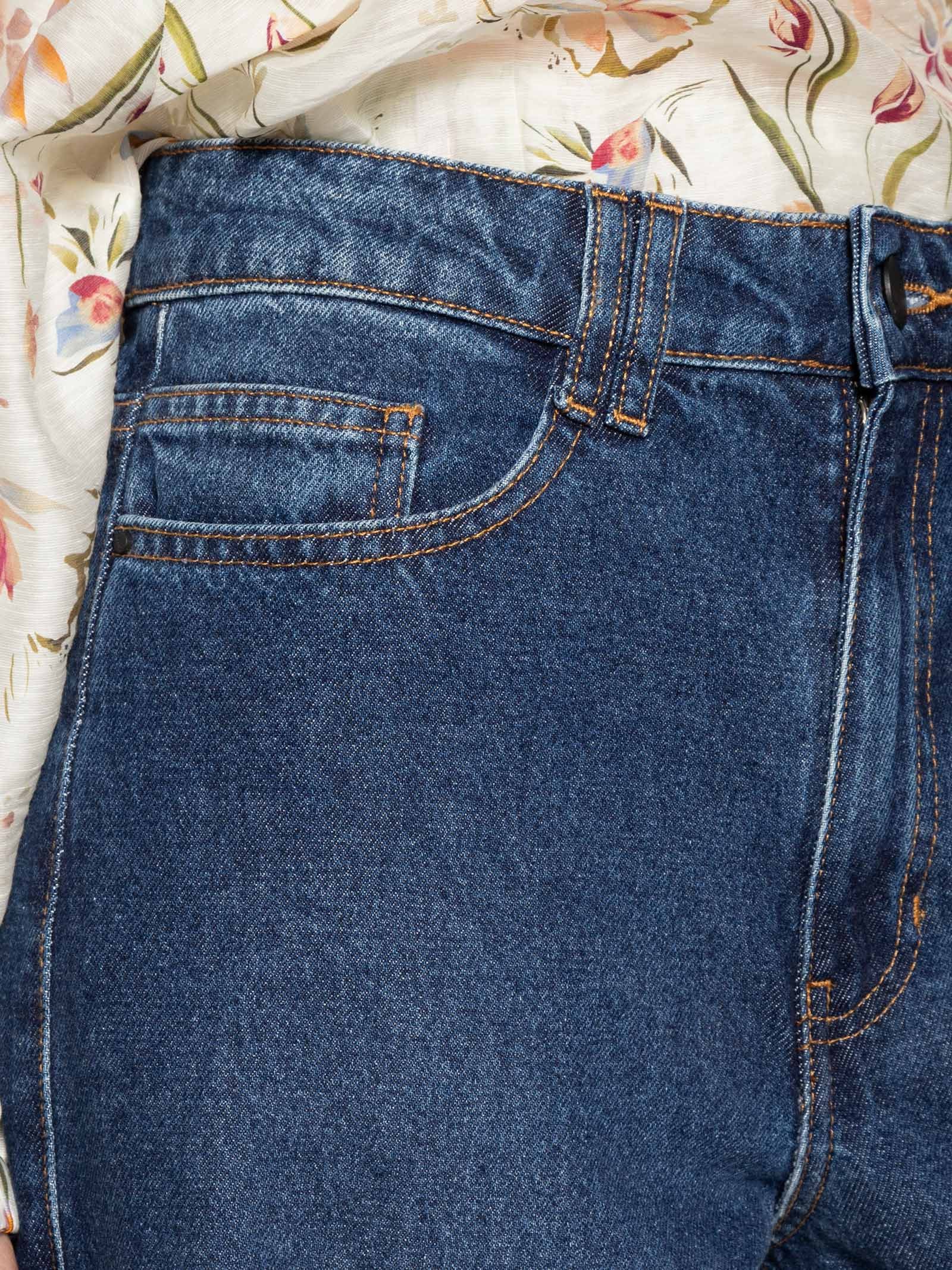 Calça Feminina Panta Wide Vanessa Azul Le Lis