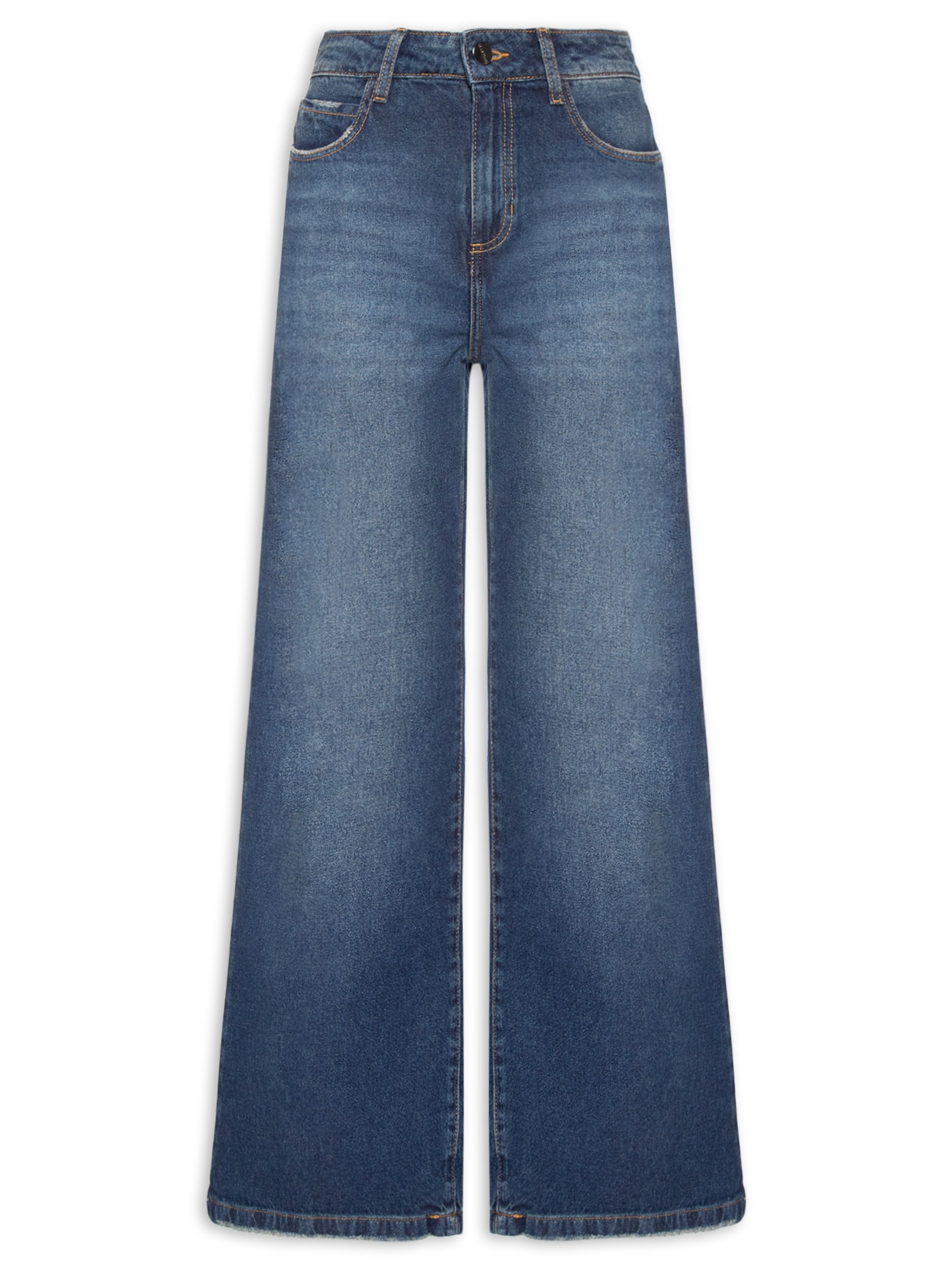 Calça Feminina Panta Wide Vilma Azul Le Lis