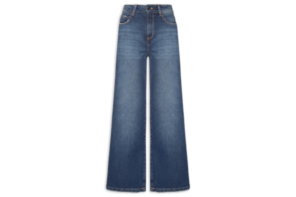 Calça Feminina Panta Wide Vilma - Azul