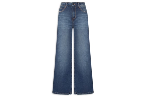 Calça Feminina Panta Wide Vilma - Azul