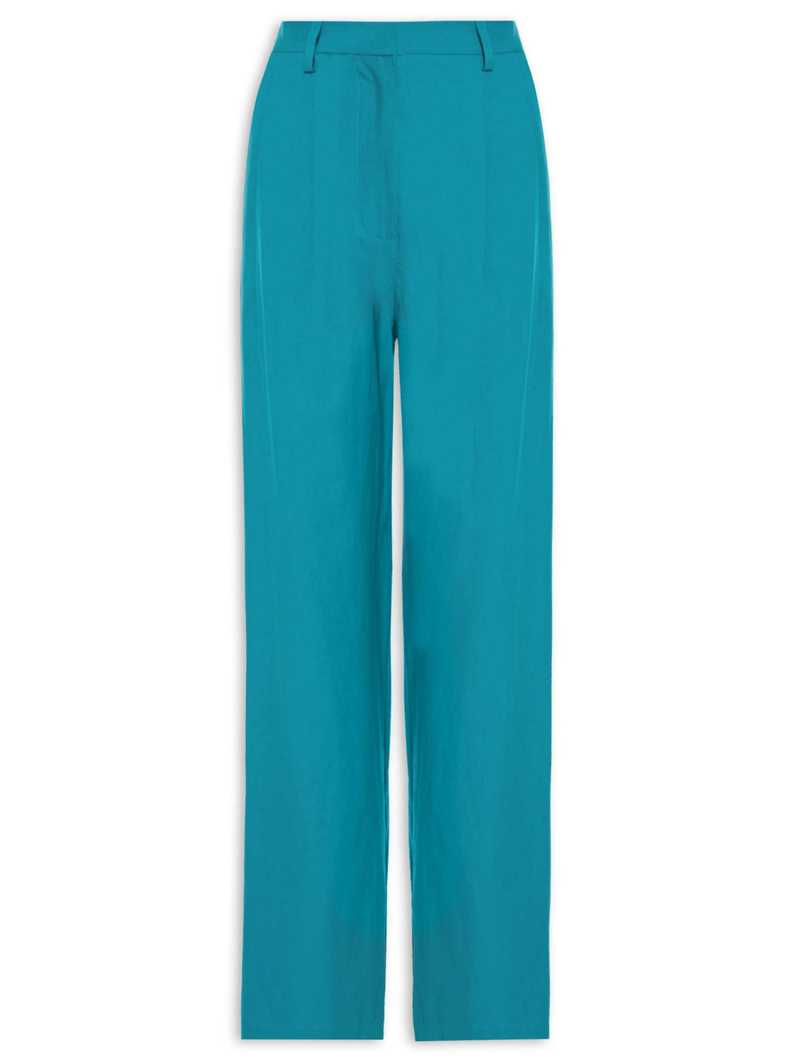 Calça Feminina Pantacourt Azul Market 33