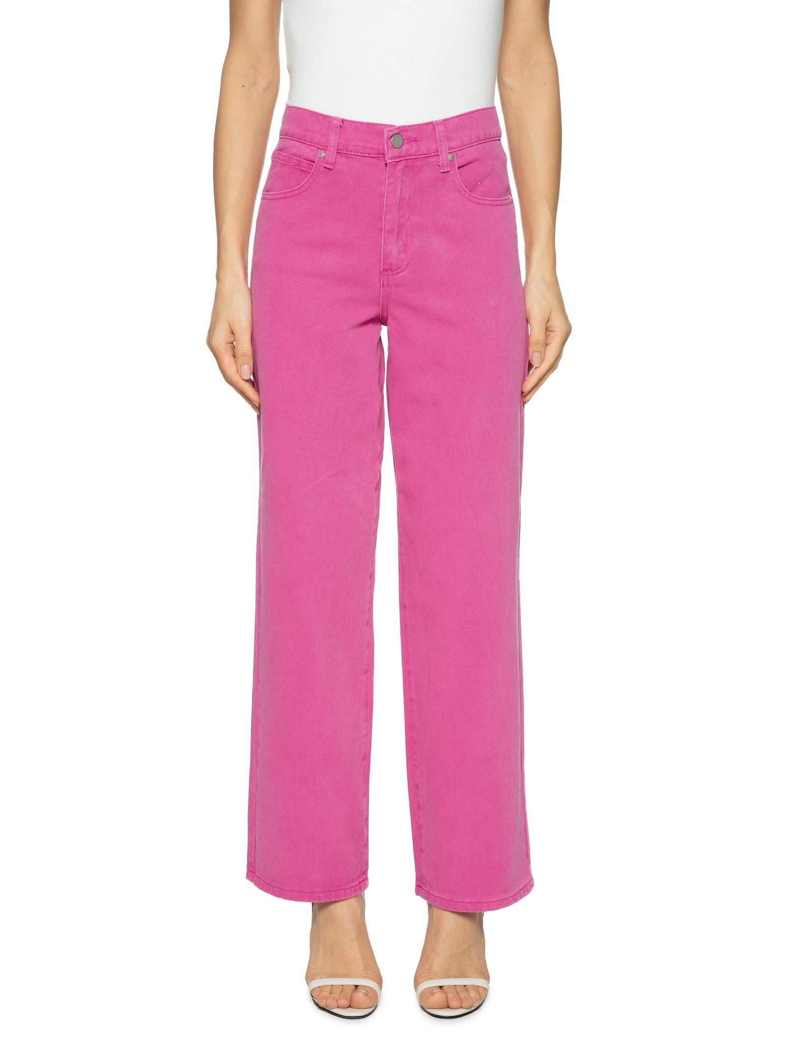 Calça Feminina Pantacourt Rosa Market 33