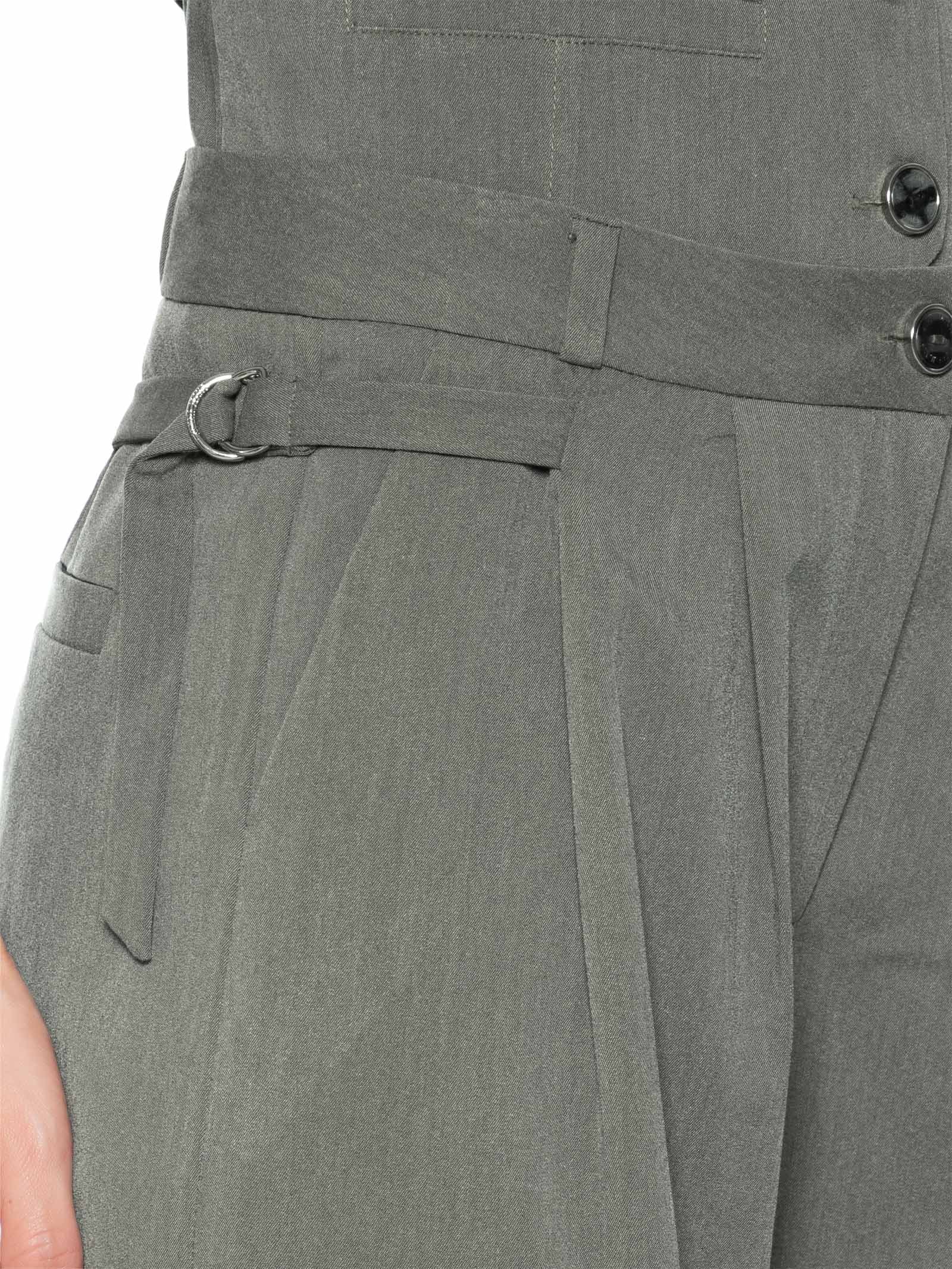 Calça Feminina Pantalona Alfaiataria Cinza  Animale Jeans