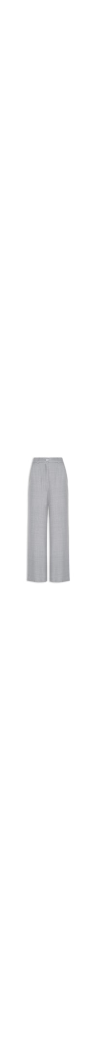Calça Feminina Pantalona Alfaiataria - Cinza