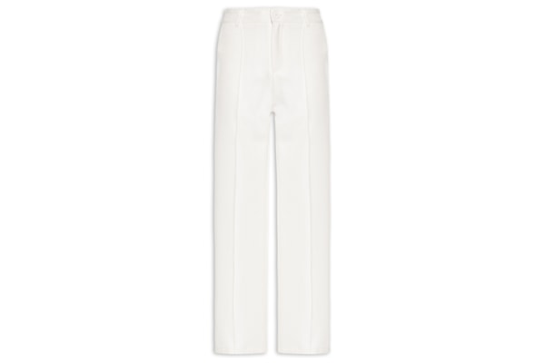 Calça Feminina Pantalona Alfaiataria - Off White