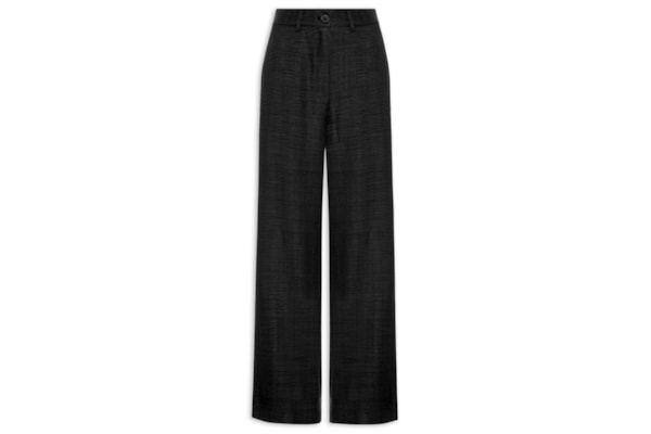 Calça Feminina Pantalona Alfaiataria - Preto