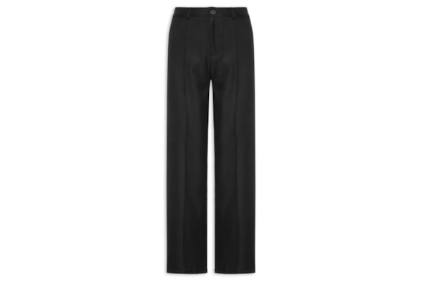 Calça Feminina Pantalona Alfaiataria - Preto