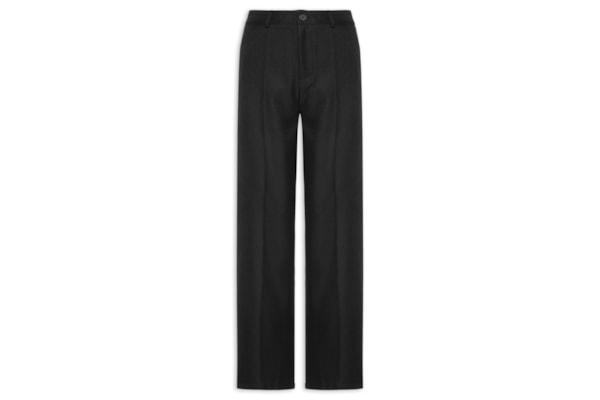 Calça Feminina Pantalona Alfaiataria - Preto