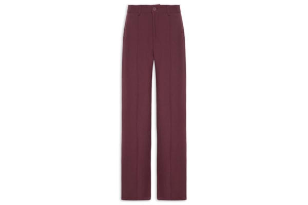 Calça Feminina Pantalona Alfaiataria - Vermelho