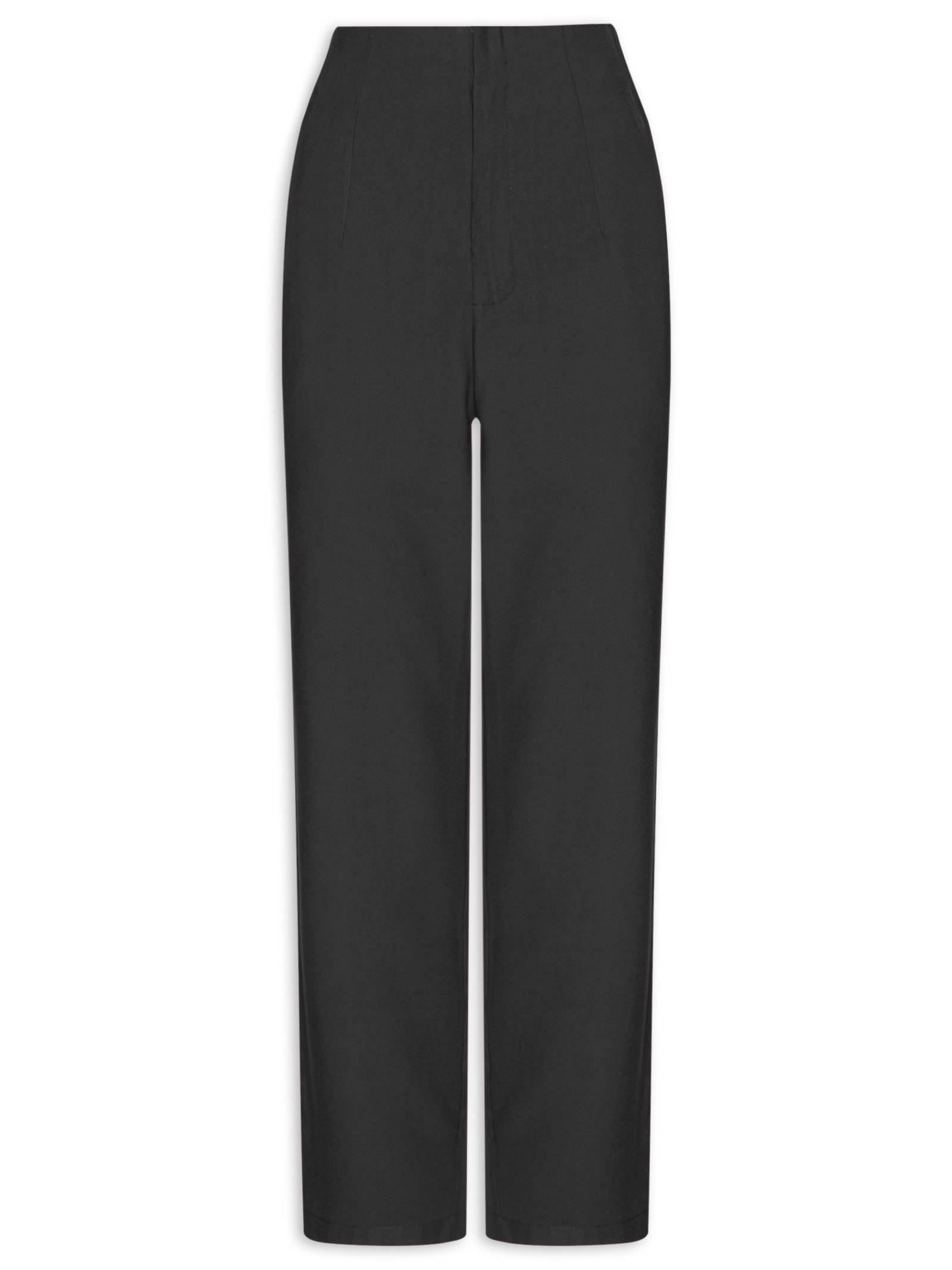 Calça Feminina Pantalona Alfaiataria – Branco Basiq