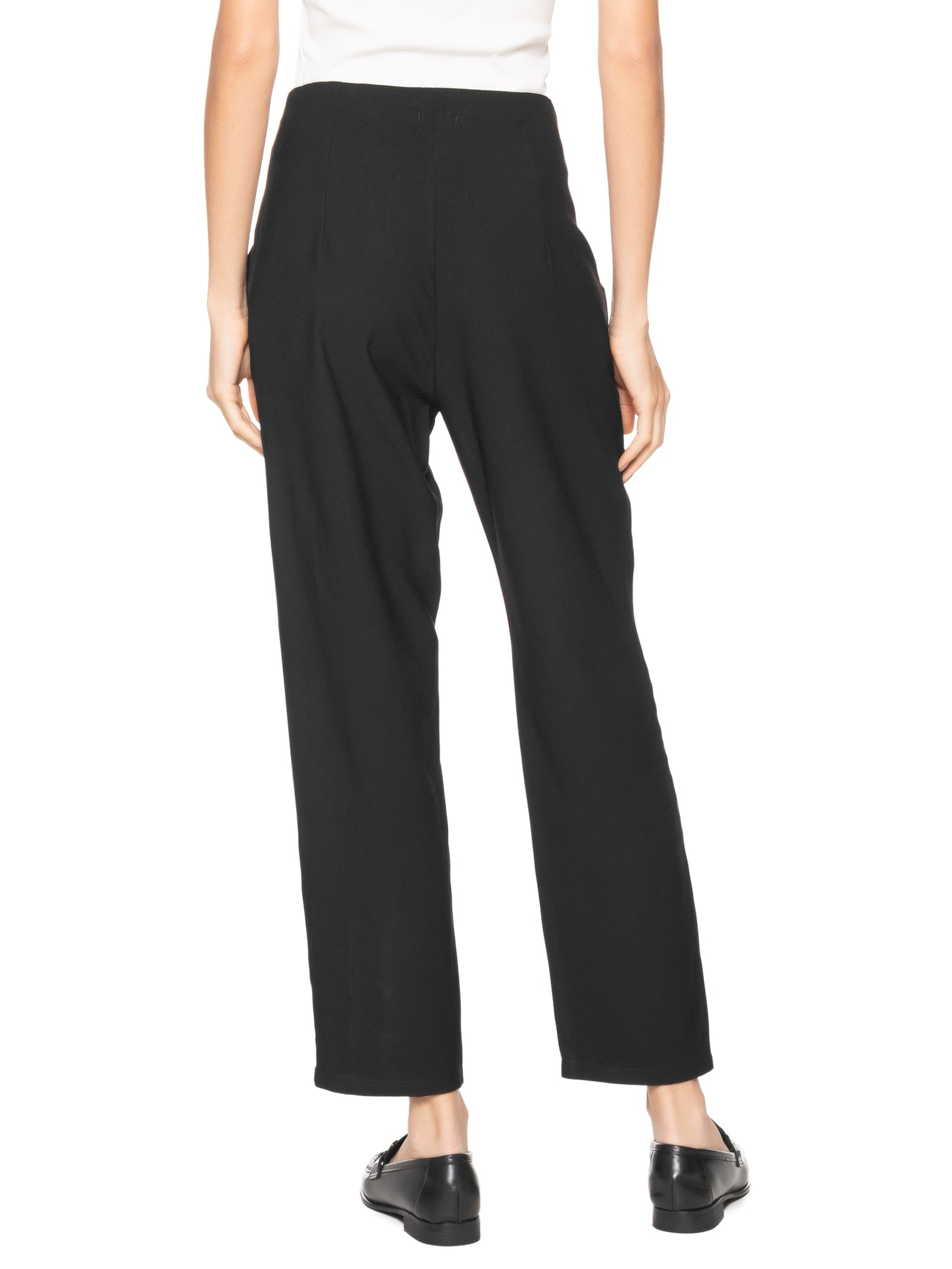 Calça Feminina Pantalona Alfaiataria – Branco Basiq