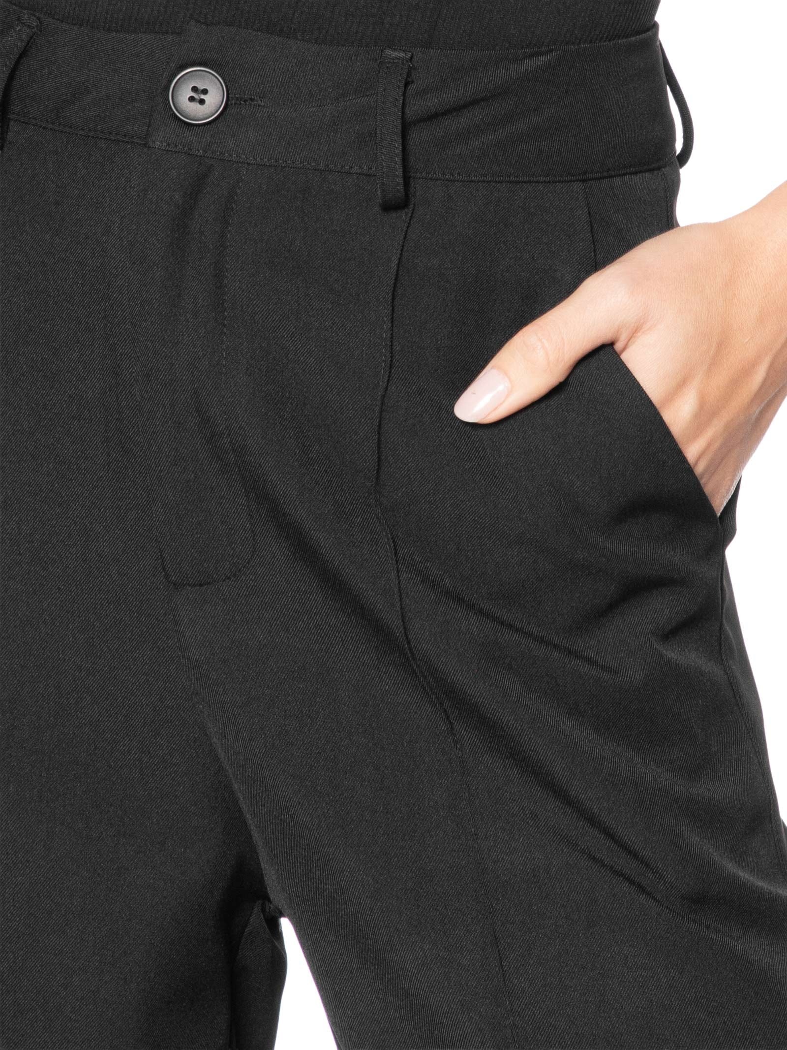 Calça Feminina Pantalona Alfaiataria – Preto '2Essential