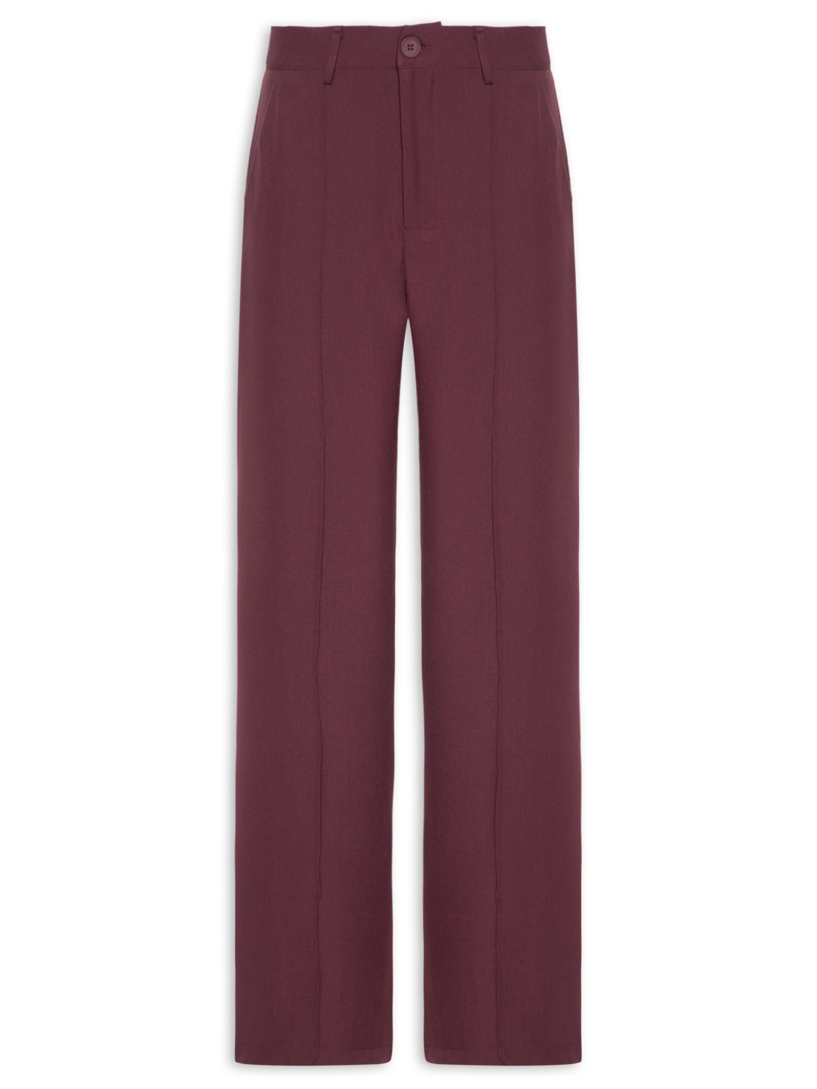 Calça Feminina Pantalona Alfaiataria – Vermelho '2Essential
