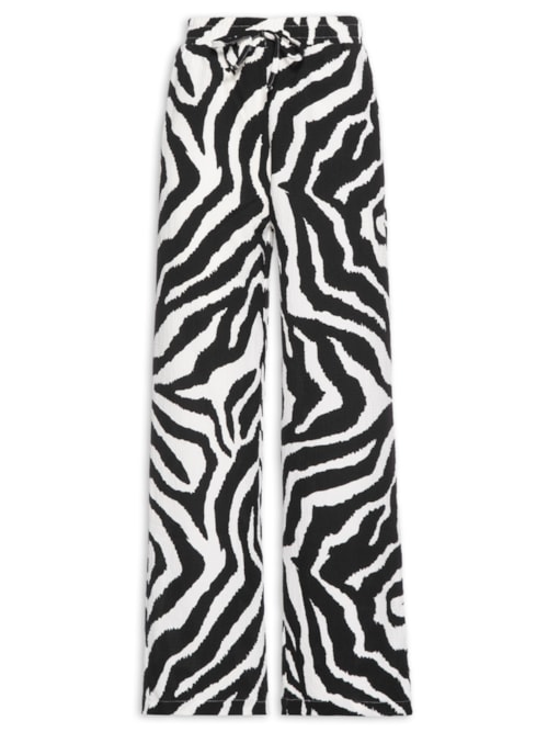 Calça Feminina Pantalona – Animal Print