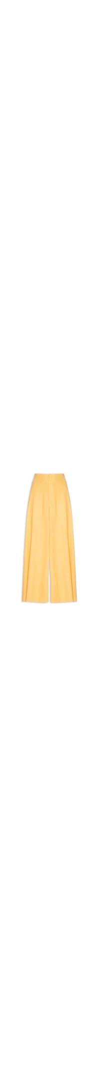 Calça Feminina Pantalona Barra Larga - Amarelo