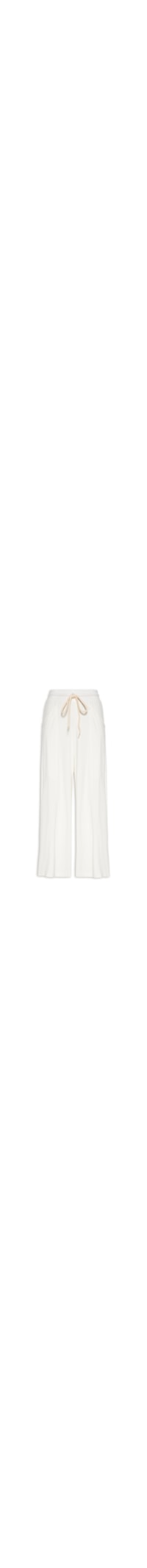 Calça Feminina Pantalona Bolso - Off White