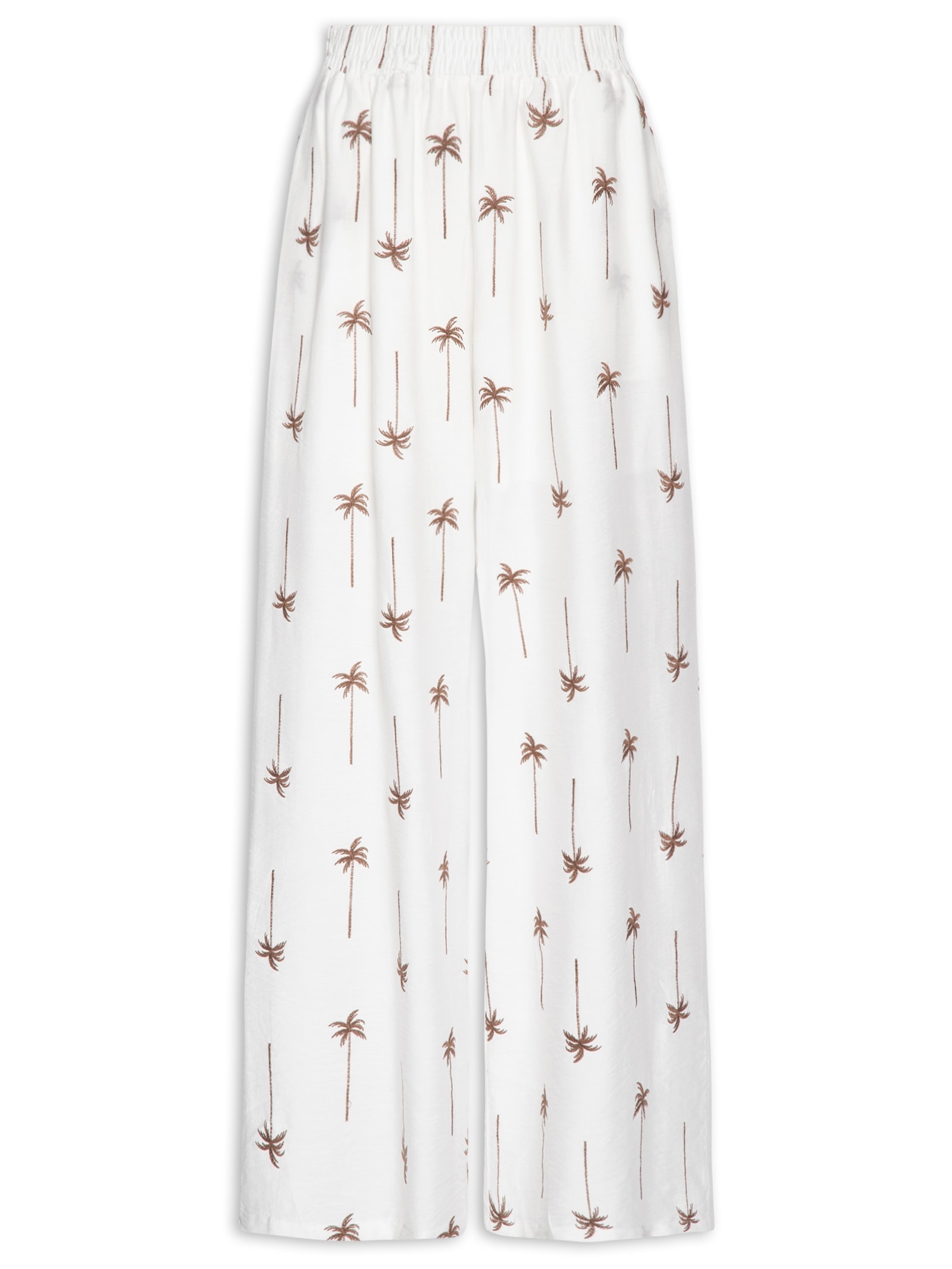 Calça Feminina Pantalona Bordada Off White Market 33