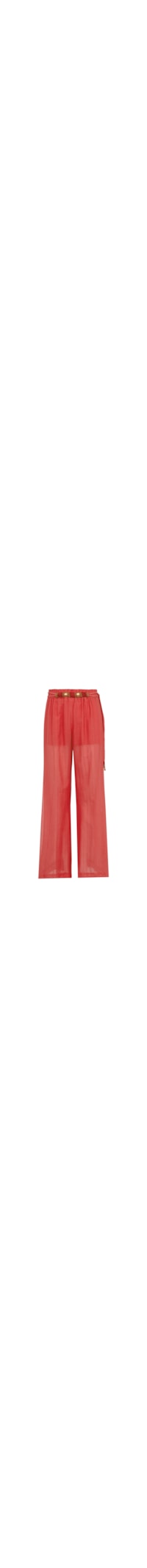 Calça Feminina Pantalona Cecilia Dt - Vermelho