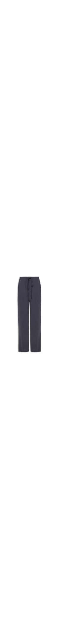Calça Feminina Pantalona Com Amarração - Azul