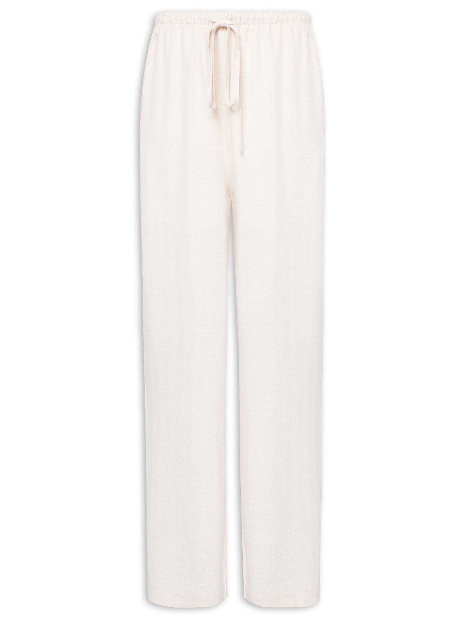 Calça Feminina Pantalona Com Amarração Off White Market 33