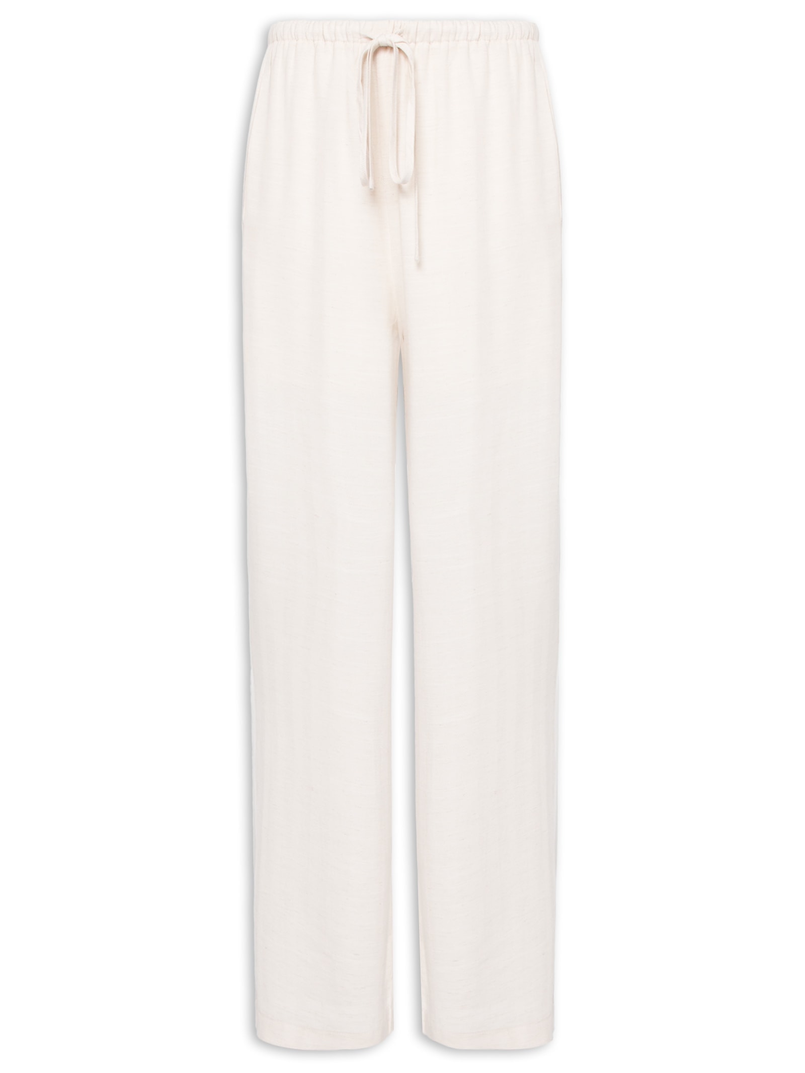 Calça Feminina Pantalona Com Amarração Off White Market 33