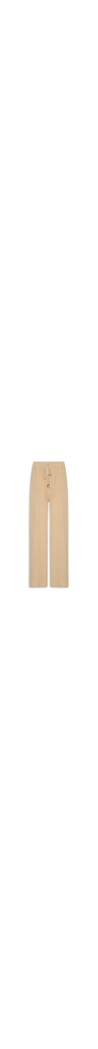 Calça Feminina Pantalona Com Linho - Bege
