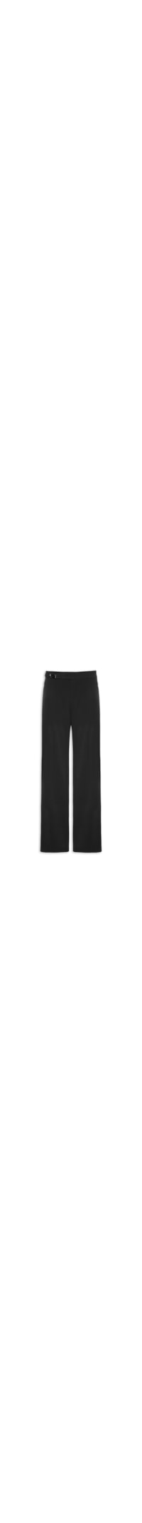 Calça Feminina Pantalona com Recorte e cinto - Preto