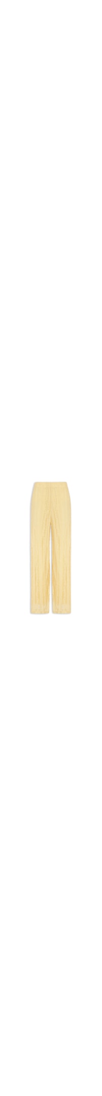 Calça Feminina Pantalona com Renda - Amarelo