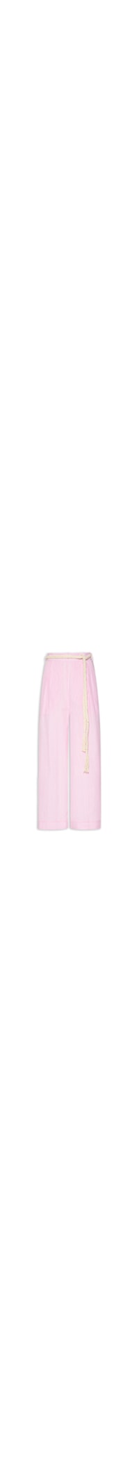 Calça Feminina Pantalona Cotton Listrada - Rosa