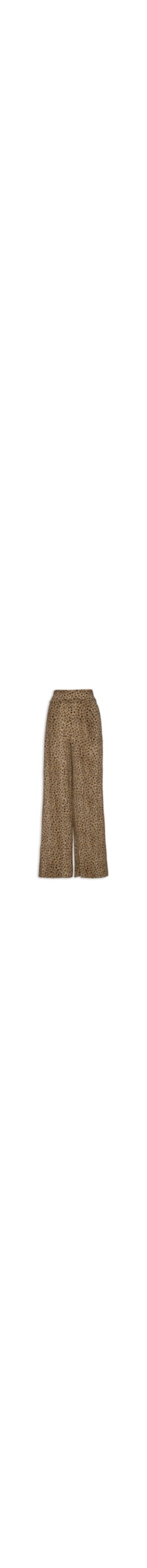 Calça Feminina Pantalona Det A Fio Onça Liberty - Animal Print