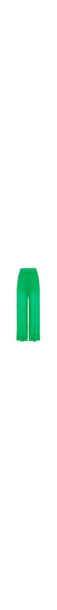 Calça Feminina Pantalona Detalhe À Fio Folha - Verde