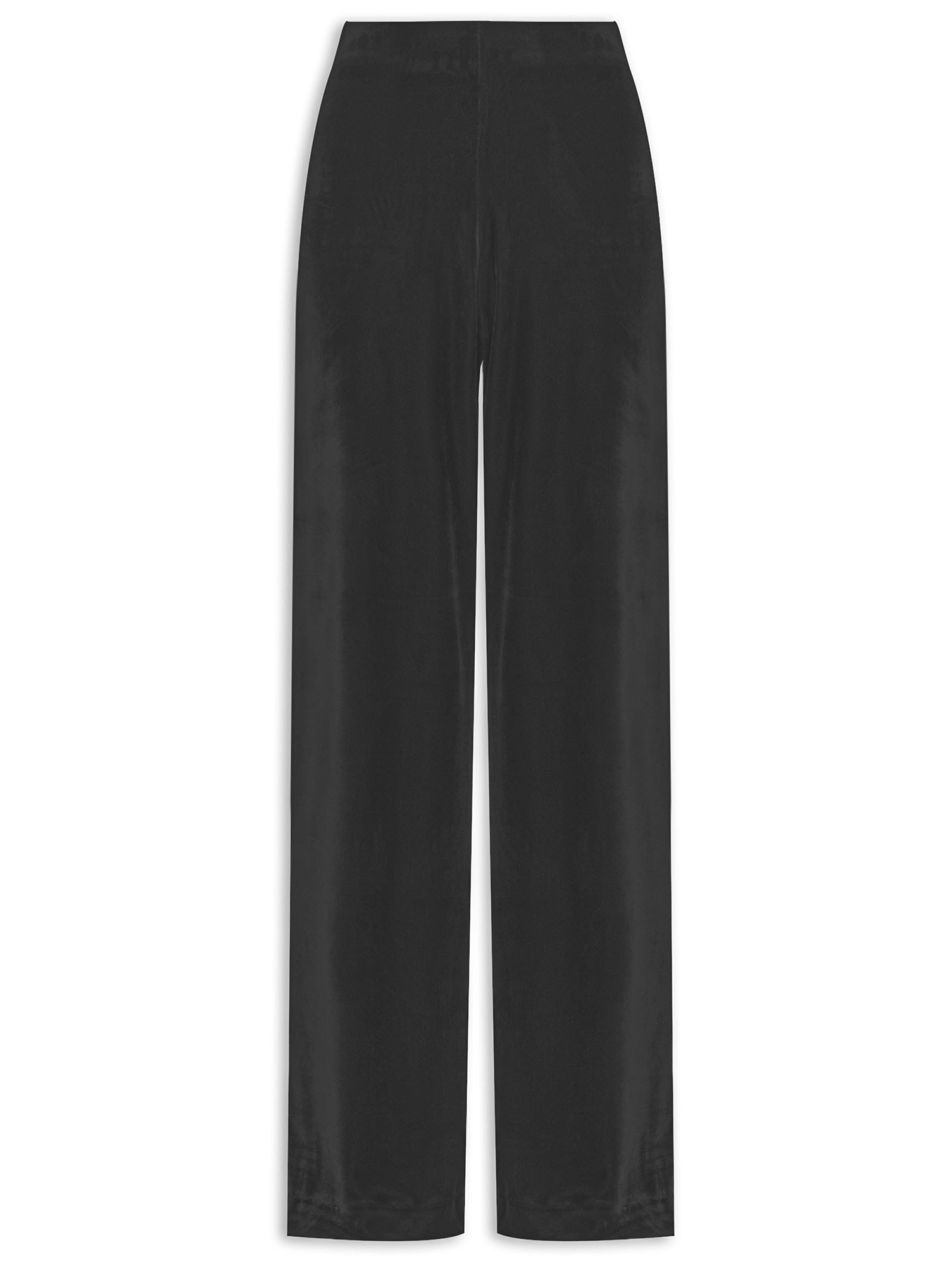 Calça Feminina Pantalona Em Veludo Preto  '2Essential
