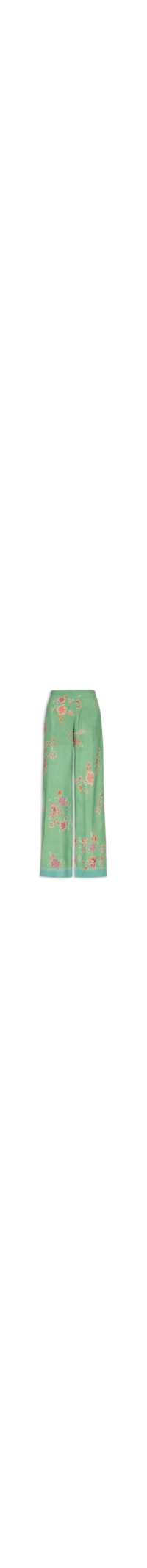 Calça Feminina Pantalona Estampa Bliss - Verde