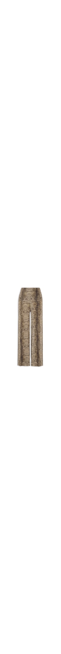 Calça Feminina Pantalona Estampa Felin – Marrom