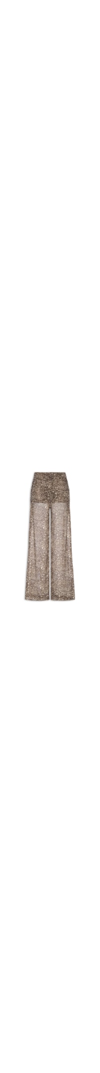 Calça Feminina Pantalona Franzida Estampa Kira - Animal Print