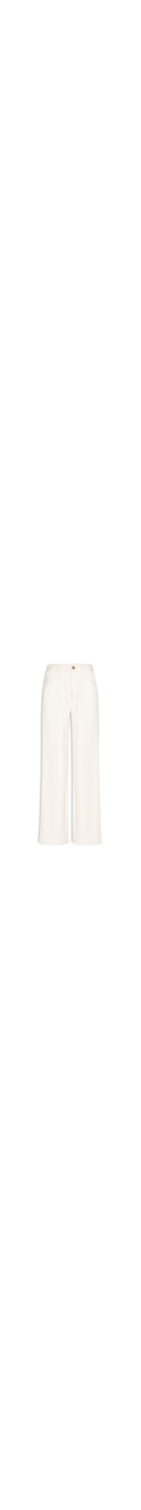 Calça Feminina Pantalona Jeans - Off White