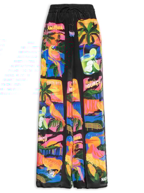 Calça Feminina Pantalona Latina – Preto