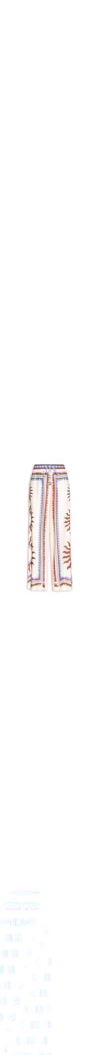 Calça Feminina Pantalona Lenço Solar - Azul