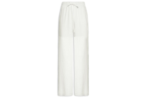 Calça Feminina Pantalona Leve - Branco