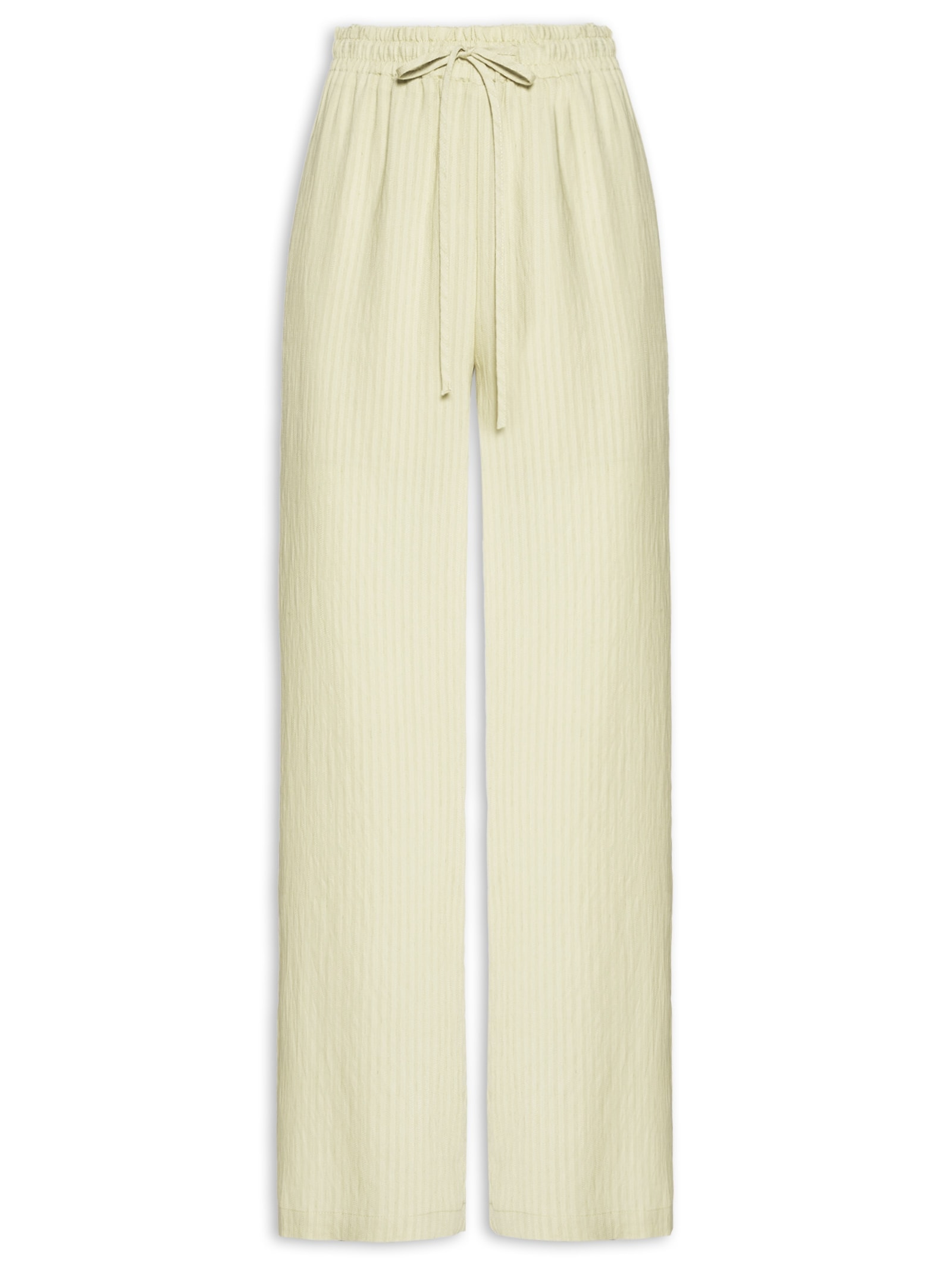 Calça Feminina Pantalona Leve Verde Basiq