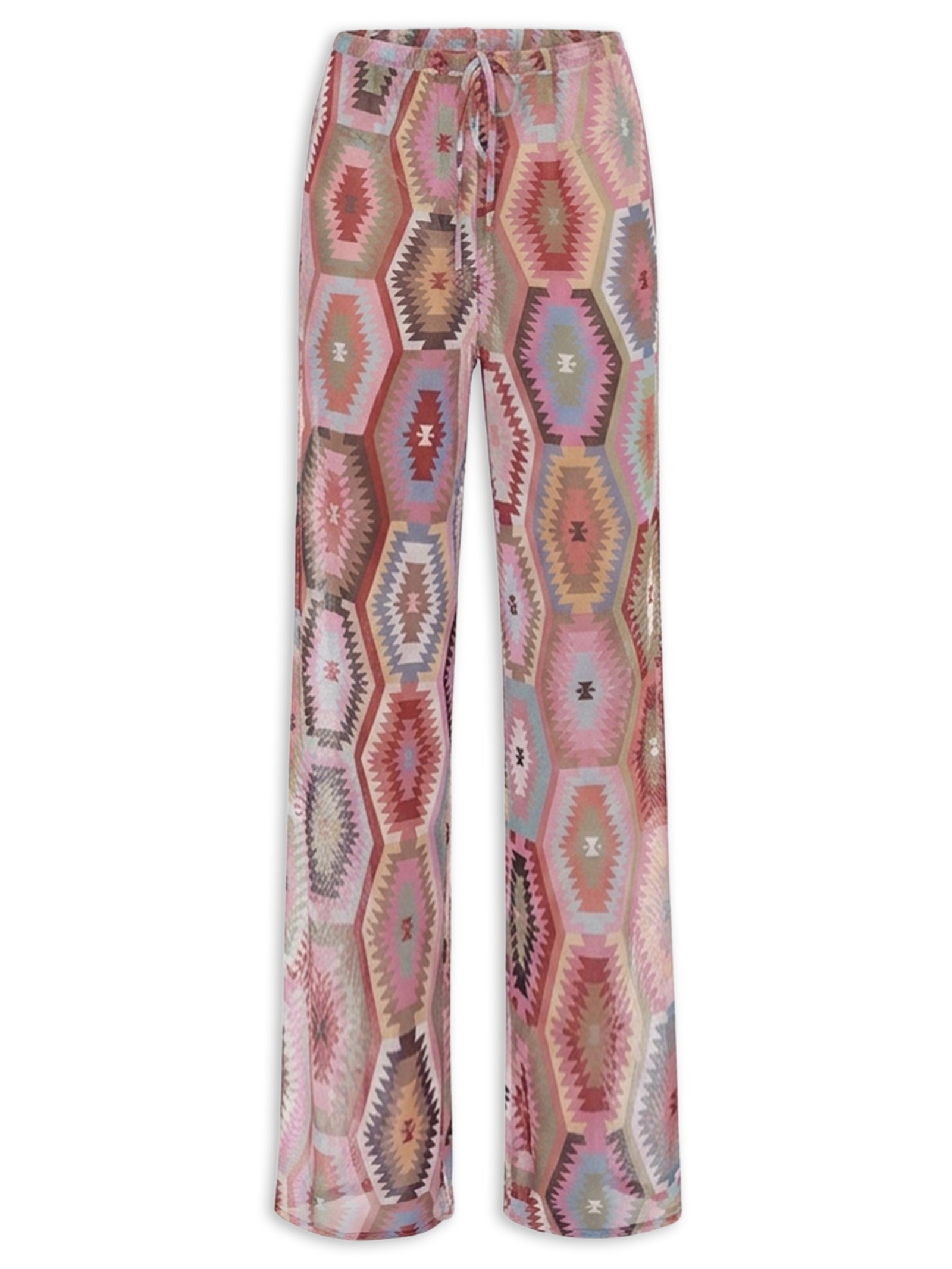 Calça Feminina Pantalona Lia Rosa Triya