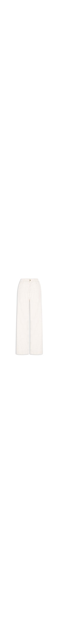 Calça Feminina Pantalona Linho - Off White