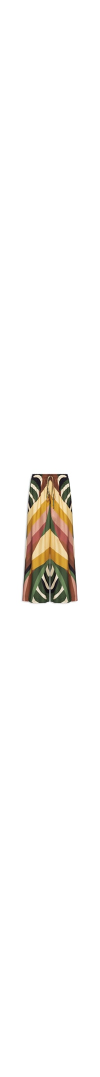 Calça Feminina Pantalona Listra Arara - Verde