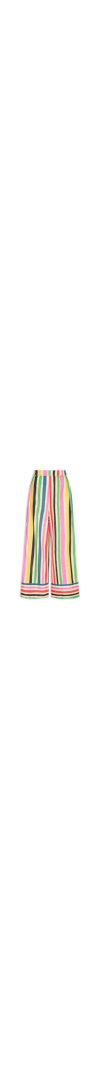 Calça Feminina Pantalona Listra Rainbow - Rosa